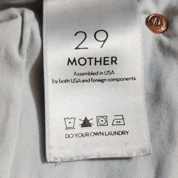 Mother High Waisted Looker Ankle Fray In Night Owl Size 29 - Picture 7 of 9